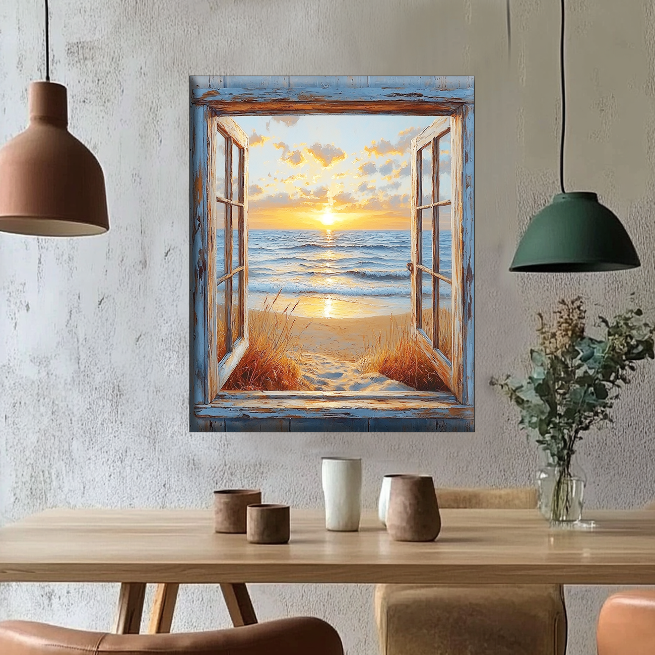 Fenster zum Horizont - Malen nach Zahlen