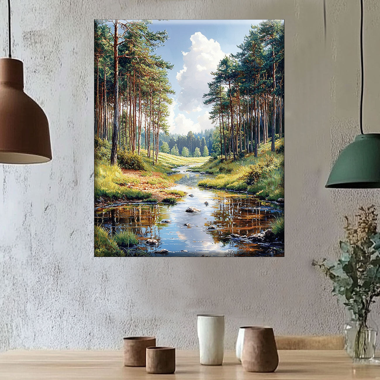 Naturreflexionen - Malen nach Zahlen