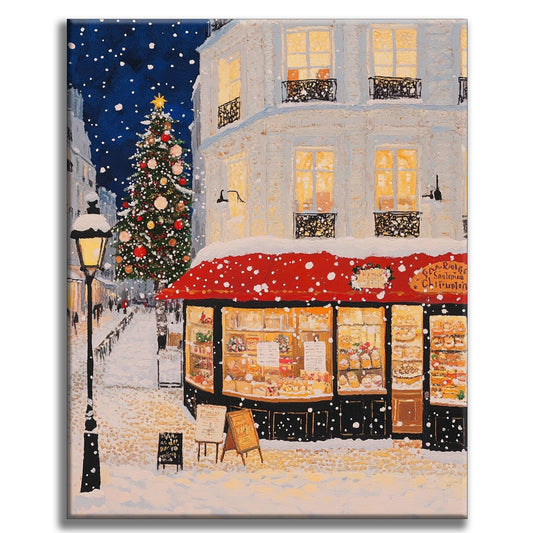 Frohe Festtagsstimmung - Malen nach Zahlen